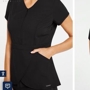 Brand New Medium black Jaanuu Tulip Top